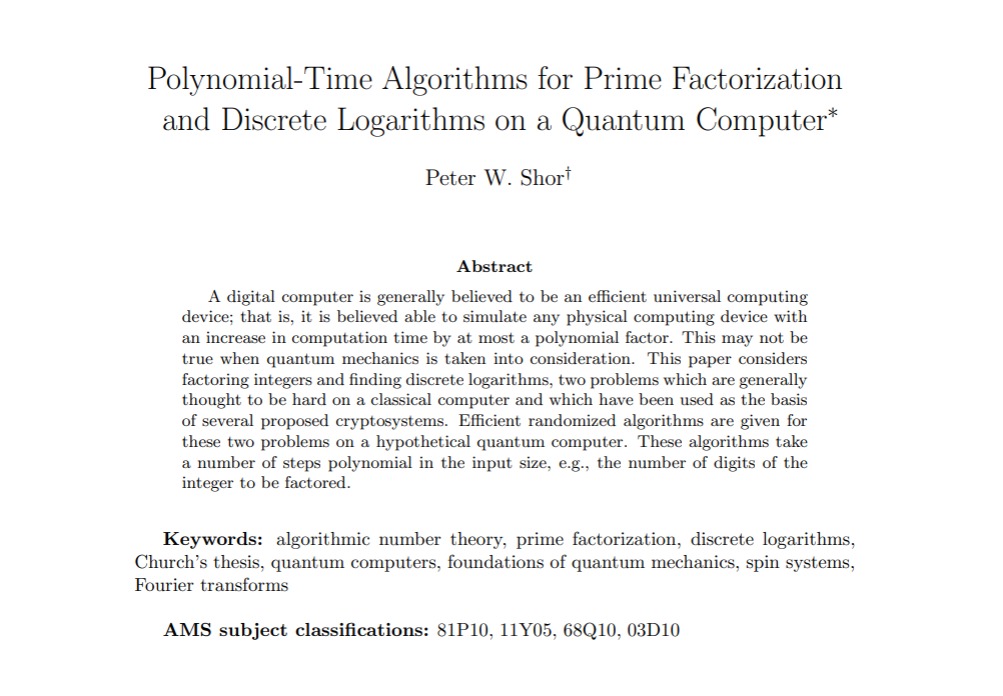 Shor&#39;s Algorithm